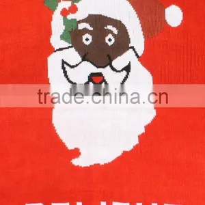 2016 Latest Cashmere Sweater for Female Christmas Black Santa thumbnail-3