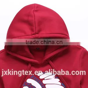 Jiangxi Kingtex Factory Supply Top Sale Screen Printing 3PCS Plain Hoodies And Jogging Pant Sets thumbnail-3