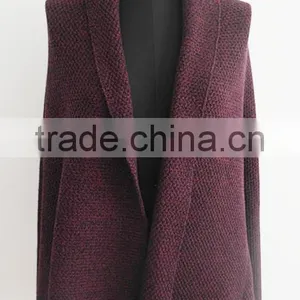 2014 Fashion Ladies 5GG Mossstitch Poncho / Wintercardigan thumbnail-1
