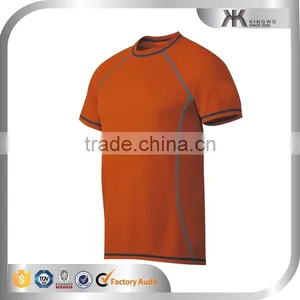 New Arrival Plain Dry Fit Men's Shirts, Polyester Sports T-shirt/running Top Wholesale Men's Shirt thumbnail-1