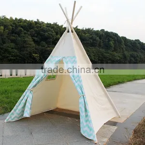 ShiJ Tipi Chevron Cotton Kids Teepee thumbnail-5