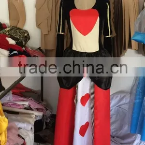 Walson Clothes Apparel Clothing Carnival Hot Girls Queens Dress Halloween Queen Of Heart Costumes for Wedding thumbnail-1