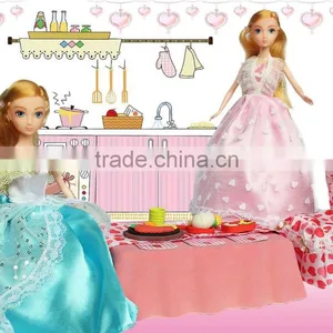 12 Inch Fashion Plastic Doll House Furniture thumbnail-1