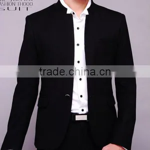 High Quality Men Black Business Suit Uniform/uniforms Styles for Office thumbnail-3