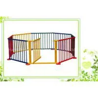Colorful Wooden Baby Playpen thumbnail-2