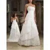 Fashion Bridal Wedding Dress Taffeta Material thumbnail-1