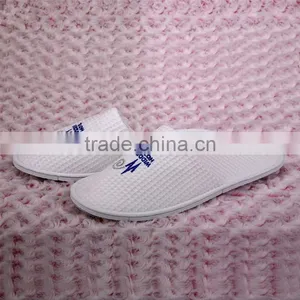 Star Hotel Embroidery Logo White Waffle Close Toe Eva Slipper thumbnail-5