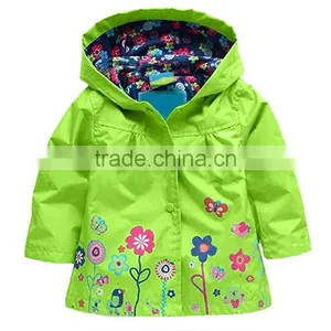Fashionable 100% Polyester Children's Hooded Jacket thumbnail-1