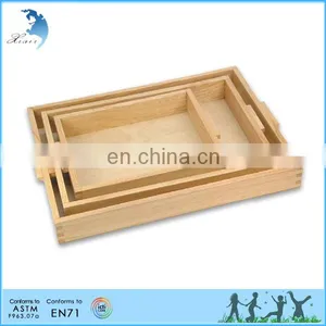 Chinese Supplies Hard Wood Gardon Montessori Materials for Kids Touch Real Life thumbnail-6