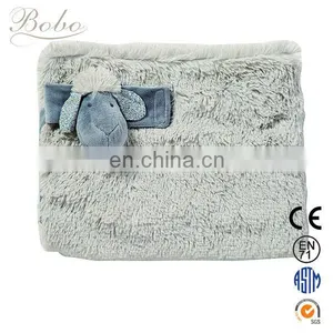 Best Quality 3D Animal Polyester New Baby Fleece Blanket thumbnail-1