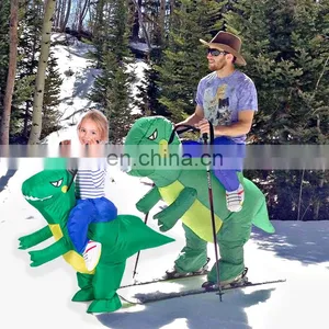 HI 2017 Inflatable Dinosaur Costume Different Colour Inflatable T-rex Costume for Adults thumbnail-1