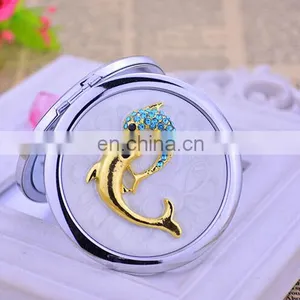 Dolphine Design Your Own Compact Mirror Big Makeup Mirror Portable Cosmetic Mirror thumbnail-1
