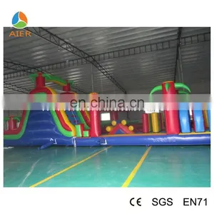 Inflatable Jungle Obstacle Course, Kids Inflatable Funland for Sales thumbnail-2