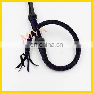 Long Real Leather Whips for Bondage Sex Toys thumbnail-2