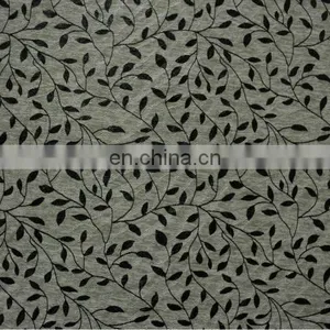2014 Cation Jacquard Leaf Print Like Foil Fabric thumbnail-1