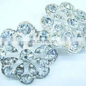 2013 New Rhinestone Hair Flower Embellishment Garment Accessory Button thumbnail-1