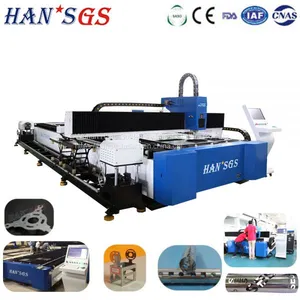 CNC Fiber Laser Metal Tube Cutting Machine for Square/Round Pipe thumbnail-1