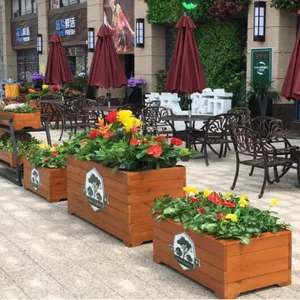 Durable Weatherproof Square Outdoor Flower Boxes thumbnail-1