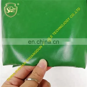 Rainproof Canvas Waterproof Tarpaulin Cover Cargo Tarpaulin Green Blue PVC Coated Fabric thumbnail-6