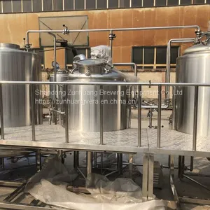500L Beer Brewing Equipment Commercial Beer Mash Tun Brew Kettle Beer Making Machine Alcohol Equipment thumbnail-4