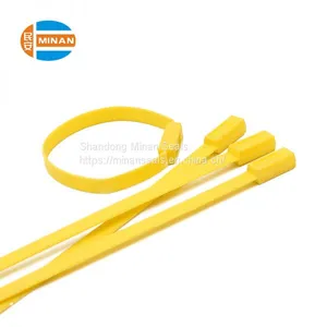 MA - PS 6014 Indicative Disposable Customized Logo Plastic Strip Seals thumbnail-2