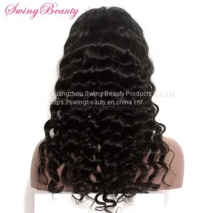 Factory Wholesale Full Lace Human Hair Wig 100% Natural Human Hair Extensions thumbnail-3
