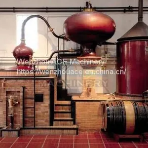 Ace Industial Traditional Cognac Pot Still for Brandy Red Copper Charente Distiller thumbnail-3