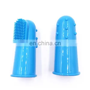 Dog Toothbrush Bite Toy Finger Teeth Cleaner Brush Hygiene Dogs Cleaning Toy Fingers Brush thumbnail-6