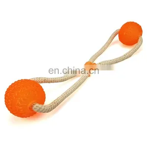 Factory Supply Suction Cup Tug Interactive Toy Dog Ball Toy Dog Rope Toys for Aggressive Chewer thumbnail-1