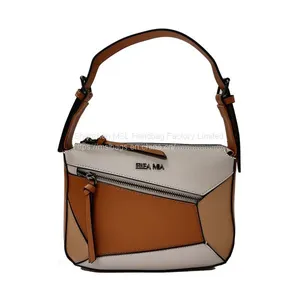 Factory Hot Sell Pu Leather Women Small Contrast Color Amazon Shoulder Bag thumbnail-1