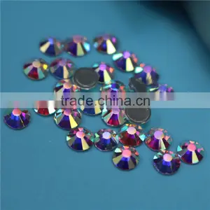 High Quality Low Price Wholesale Crystal AB Flatback Hotfix Rhinestone for Wedding Dress thumbnail-2