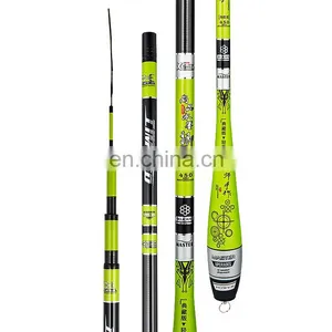 Chinese Fishing Tackle Manufacturers Super Light Hard Carbon Fiber 4.5 m Taiwan Fishing Rod Telescopic thumbnail-1