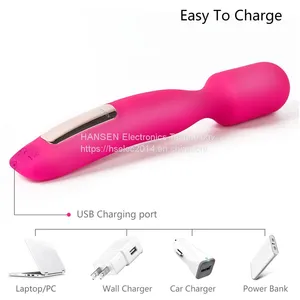 AV Vibrator With Single Motor+8 Frequency Wand Massager Sex Toys for Female Clitoral Stimulator thumbnail-1