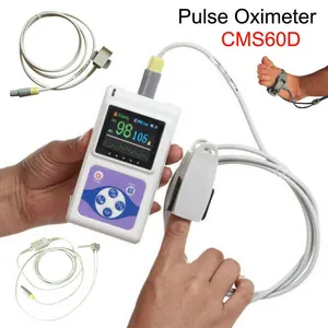 Hot Sale CE CONTEC CMS60D+3 SPO2 Probes Adult Child Infant Handheld 24 Hours Fingertip Pulse Oximeter SPO2 Monitor Pulse Rate Free Software thumbnail-1