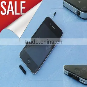 High Quality ! Dustproof Plug For IPhone 4 Black thumbnail-1