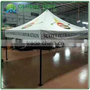 Custom Print Alumnium Folding Trade Show Tent 3x3m ( 10ft X 10 Ft), Printed Canopy & Valance, Back Wall&1 Half Side Wall thumbnail-2