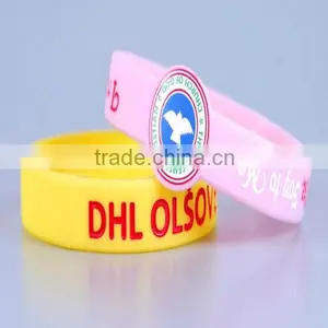 Fancy Colorful Custom Silicone Bracelet thumbnail-1