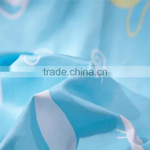 Blue Cat Print Sheets Animal Pattern Cotton Kids Quilt Set 4 Pcs Queen Size Children Bedding Set thumbnail-4