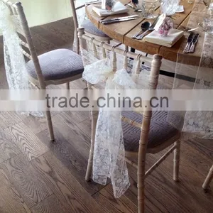 Lace Chair Sash for Wedding thumbnail-1