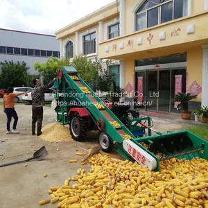 The Multi Cylinder Double Barrel Corn Thresher is Automatically Fed and Threshed Clean thumbnail-3