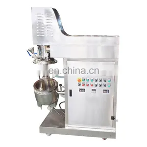 100L SS 304 Steel Vacuum Emulsifier Machine Production Line /Cosmetic Mixing Tank Equipment/chemical Vacuum Emulsifyier thumbnail-1