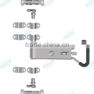 616188 Truck Gear Lock,container Stainless Steel Trailer Door Gear thumbnail-1