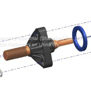 ANSI/IEEE Standard Integral LV Bushing Triclamp Secondary Bushing Integral Flange Bushing for Padmount Transformer 5/8in & 1in thumbnail-4