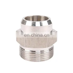 Wholesale High Pressure Hydraulic Pipe Fittings for Excavator NPT Thread Oil Pressure Tube Hydraulic Adapter Fittings thumbnail-1