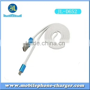 Wholesale Price Colorful Flat Micro Usb Cable 2.0 4.0 for Mobile Phone thumbnail-1