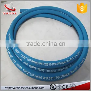 China Manufacture High Pressure Wire Braided Flexible Hydraulic Hose R1 AT/1SN thumbnail-2