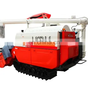 High Quality YAZU Harvetser Chinese Manufacturer Combine Harvester Similar Kubota DC70 With Lifting Chassis thumbnail-3