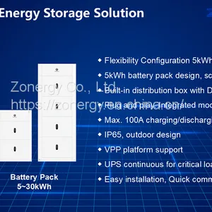 Solar Energy System 5kw With Lithium Storage Battery off on Grid Power Staiton for House thumbnail-3
