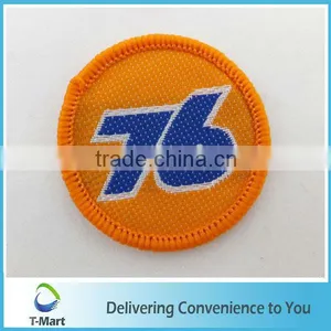 76 Embroidery Badge/Sticker/patch Design Woven Label for Clothings, Bags, and Garments thumbnail-1
