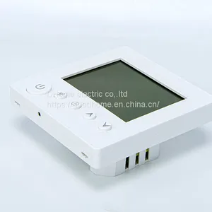 High Power 25A Electric Floor Heating Temperature Controller Wall Mounted Boiler Water Floor Heating Temperature Controller With Linkage thumbnail-3